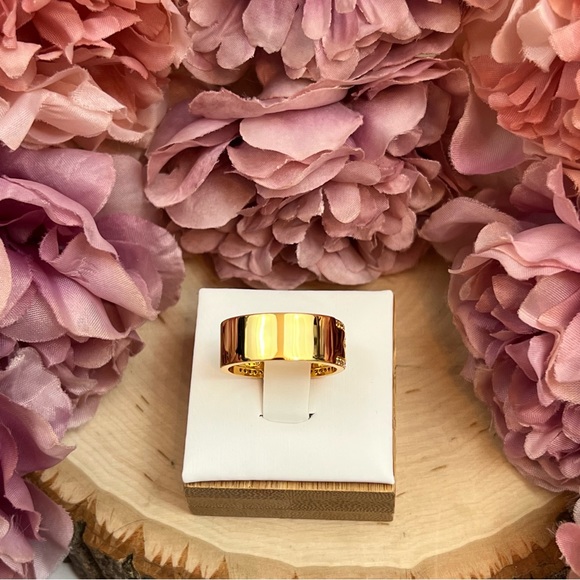 Boho 18K Gold Blue Crystal Evil Eye Band - Picture 9 of 13